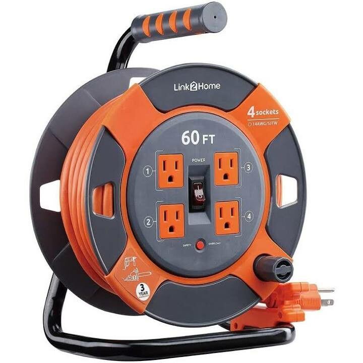Enrouleur multiprise 60ft