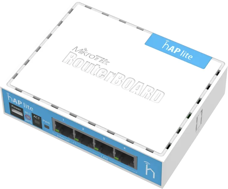 Routeur WiFi MikroTik hAP lite (4 ports)